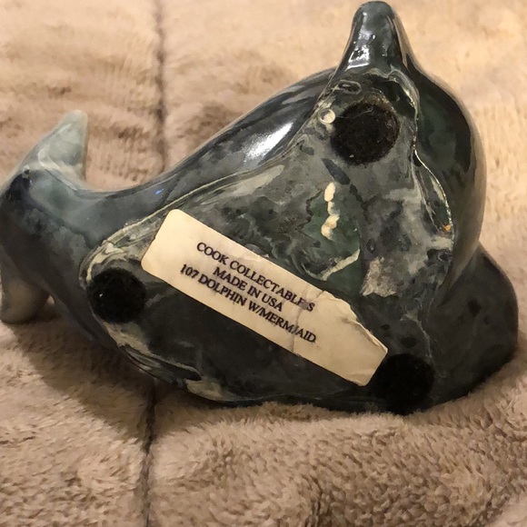Cook Collectables Company- Dolphin w/Mermaid Fine Art Sculpture.NWT - Picture 6 of 17